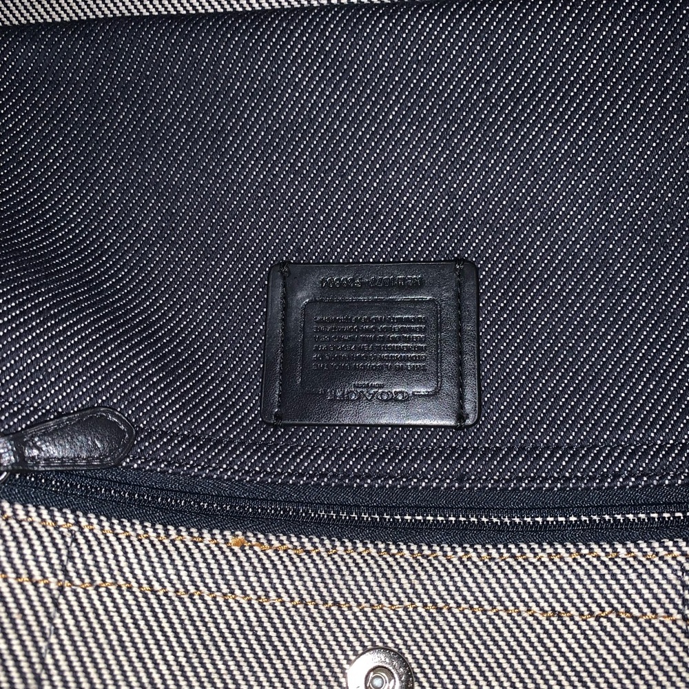 Denim Coach Handbag - Picture 2 of 4